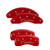 MGP 4 Caliper Covers Engraved Front & Rear Cursive/Cadillac Red - 35006SCADRD