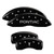 MGP 4 Caliper Covers Engraved Front Pontiac Rear Arrow Black - 18031SPONBK