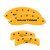 MGP 4 Caliper Covers Engraved Front Mustang Rear Pony Yellow - 10095SMPYYL