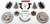 McGaughys Oldsmobile F-85 1964-1972 13" Front Disc Brake Kit & 2" Drop Spindles; 5x4.75 Bolt Pattern - Part# 63237