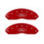 MGP Front set 2 Caliper Covers Engraved Front Oval logo/Ford Red - 10155FFRDRD