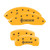 MGP 4 Caliper Covers Engraved Front & Rear Lincoln Yellow - 36018SLCNYL