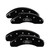 MGP 4 Caliper Covers Engraved Front & Rear Oval logo/Ford Black - 10227SFRDBK