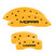 MGP 4 Caliper Covers Engraved Front & Rear MOPAR Yellow - 42003SMOPYL