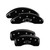 MGP 4 Caliper Covers Engraved Front & Rear Bowtie Black - 14232SBOWBK