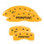 MGP 4 Caliper Covers Engraved Front & Rear Pontiac Yellow - 18031SPOPYL