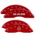 MGP 4 Caliper Covers Engraved Front RAM Engraved Rear RAMHEAD Red - 12124SRMHRD