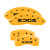 MGP 4 Caliper Covers Engraved Front & Rear Edge Yellow - 10042SEDGYL