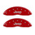 MGP Front set 2 Caliper Covers Engraved Front JEEP Red - 42011FJEPRD