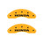 MGP 2 Caliper Covers Engraved Front Honda Yellow - 20209FHONYL