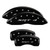 MGP 4 Caliper Covers Engraved Front & Rear SRT4 Black - 12192SSR4BK