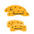 MGP 4 Caliper Covers Engraved Front & Rear Impala Yellow - 14223SIMPYL