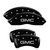 MGP 4 Caliper Covers Engraved Front & Rear GMC Black - 34209SGMCBK
