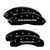 MGP 4 Caliper Covers Engraved Front & Rear WRANGLER Black - 42014SWRGBK