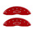 MGP Front set 2 Caliper Covers Engraved Front Bowtie Red - 14238FBOWRD