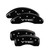MGP 4 Caliper Covers Engraved Front & Rear Vtech Black - 39006SVTCBK