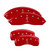 MGP 4 Caliper Covers Engraved Front & Rear Tiffany Snake Red - 10017SSNKRD