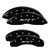MGP 4 Caliper Covers Engraved Front & Rear SRT Black - 32006SSRTBK
