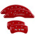 MGP 4 Caliper Covers Engraved Front Cadillac Engraved Rear XTS Red - 35008SXTSRD