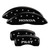 MGP 4 Caliper Covers Engraved Front Honda Engraved Rear Pilot/2015 Black - 20213SPLTBK