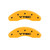 MGP 2 Caliper Covers Engraved Front Vtech Yellow - 20143FVTCYL