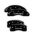 MGP 4 Caliper Covers Engraved Front & Rear Cruze Black - 14206SCRZBK
