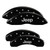 MGP 4 Caliper Covers Engraved Front & Rear JEEP Black - 42002SJEPBK