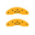 MGP Front set 2 Caliper Covers Engraved Front Bowtie Yellow - 14213FBOWYL