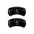 MGP Rear set 2 Caliper Covers Engraved Rear Tiffany Snake Black - 10010RSBYBK