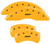 MGP 4 Caliper Covers Engraved Front & Rear MGP Yellow - 11220SYL
