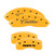 MGP 4 Caliper Covers Engraved Front Cadillac Rear SRX Yellow - 35002SSRXYL