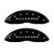 MGP Front set 2 Caliper Covers Engraved Front Silverado Black - 14207FSILBK