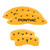 MGP 4 Caliper Covers Engraved Front Pontiac Rear Arrow Yellow - 18031SPONYL