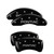 MGP 4 Caliper Covers Engraved Front & Rear Pontiac Black - 18025SPOPBK