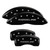 MGP 4 Caliper Covers Engraved Front & Rear Ridgeline Black - 20213SRGLBK