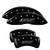 MGP 4 Caliper Covers Engraved Front & Rear Gen 5/SS Black - 14231SSS5BK