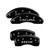 MGP 4 Caliper Covers Engraved Front Acura Rear TLX Black - 39024SRDXBK
