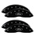 MGP 4 Caliper Covers Engraved Front & Rear Oval logo/Ford Black - 10056SFRDBK
