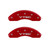 MGP Front set 2 Caliper Covers Engraved Front Vtec Red - 20209FVTCRD