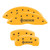 MGP 4 Caliper Covers Engraved Front & Rear Lincoln Yellow - 36022SLCNYL