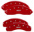 MGP 4 Caliper Covers Engraved Front & Rear MGP Red - 10248SRD