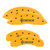 MGP 4 Caliper Covers Engraved Front & Rear Lincoln Yellow - 36026SLCNYL