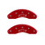 MGP Front set 2 Caliper Covers Engraved Front Bowtie Red - 14001FBOWRD