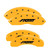 MGP 4 Caliper Covers Engraved Front & Rear SPORT Yellow - 10119SSPOYL