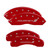 MGP 4 Caliper Covers Engraved Front & Rear With stripes/Journey Red - 12200SJNYRD