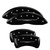 MGP 4 Caliper Covers Engraved F & R Chrysler Wing Black - 32025SCW2BK