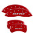 MGP 4 Caliper Covers Engraved Front & Rear SHO Red - 10222SSHORD