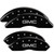 MGP 4 Caliper Covers Engraved Front & Rear GMC Black - 34210SGMCBK