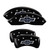 MGP 4 Caliper Covers Engraved F & R 100 Anniversary Black - 14247SBANBK