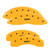 MGP 4 Caliper Covers Engraved Front & Rear MGP Yellow - 36009SYL